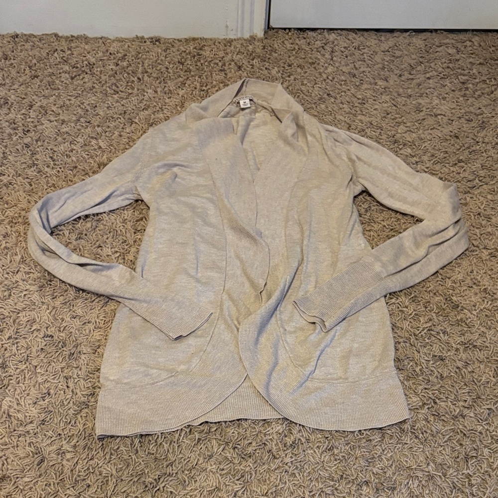 Merona Heather Gray Knit Cardigan